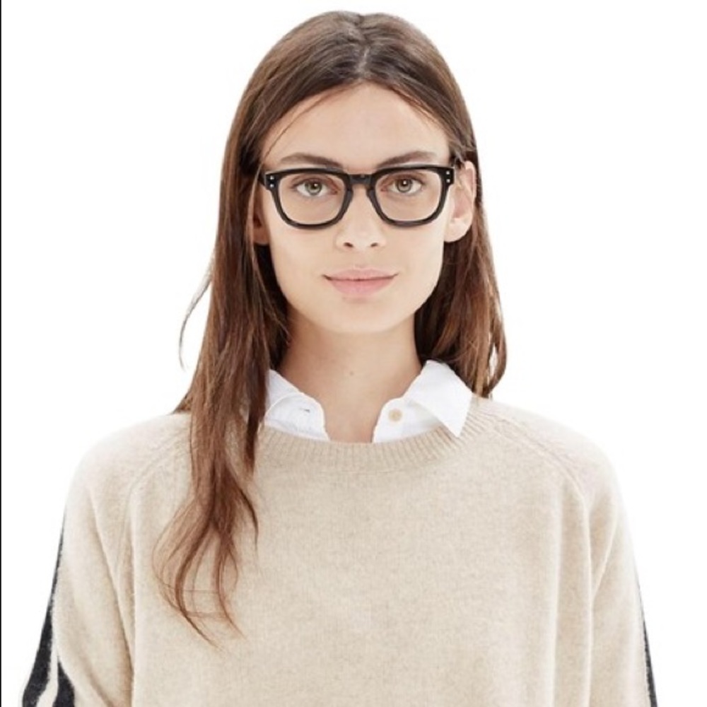 Madewell Striped Size XXS Cream and Black Sweater